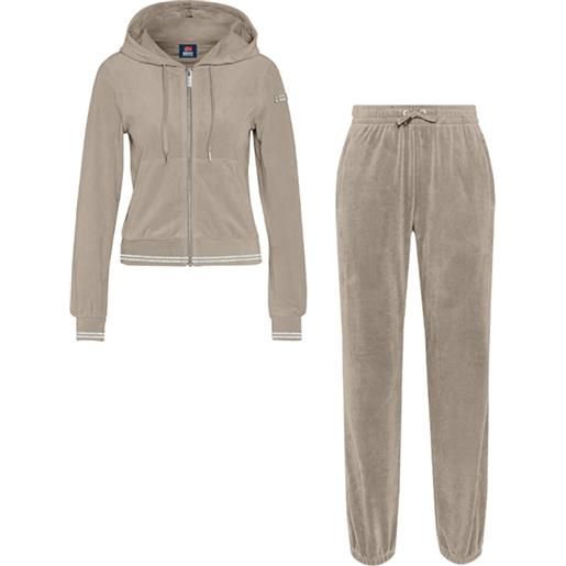 Scuola nautica italiana - set tuta donna velour 859036 rope