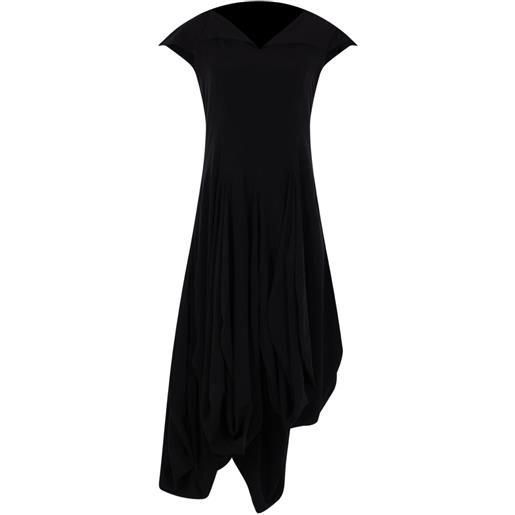 Yohji Yamamoto abito asimmetrico - nero