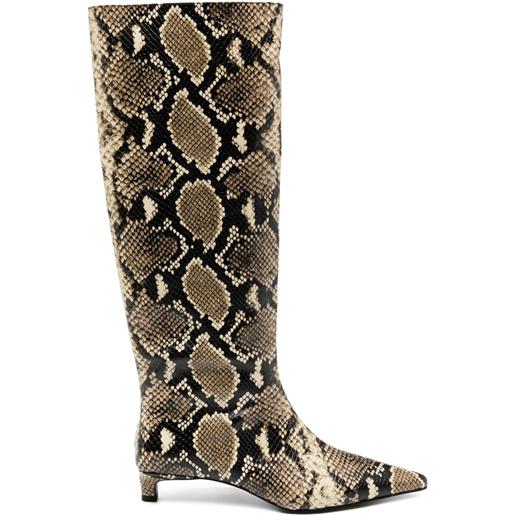 Senso stivali al ginocchio helsa 40mm - marrone