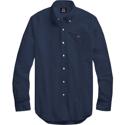 Scuola nautica italiana - camicia oxford uomo 853101 navy