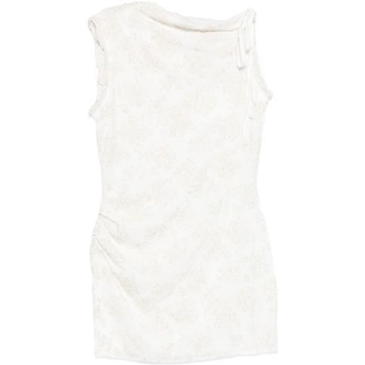 SIR. abito corto blanca - toni neutri