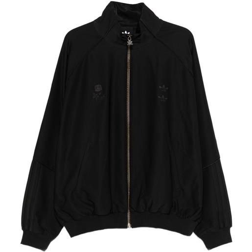 adidas x willy chavarria felpa con logo - nero