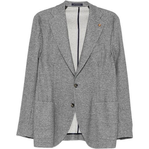 LATORRE blazer monopetto con revers classici - grigio