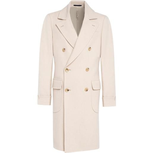 FRANZESE COLLECTION cappotto doppiopetto - bianco
