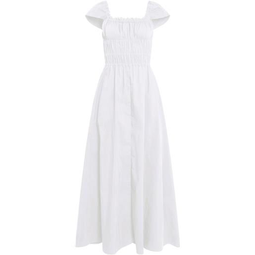 Altuzarra abito lily con scollo squadrato - bianco