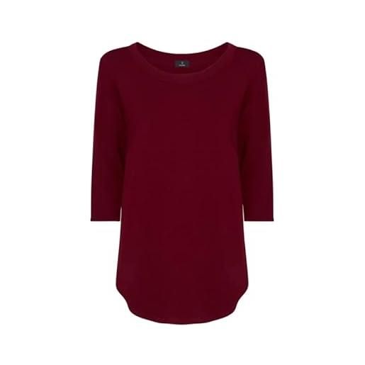 RAGNO maglia manica 3/4 viscosa revolution 70121w - 6, bordeaux