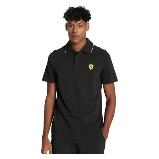 PUMA polo scuderia ferrari motorsport race da uomo m black