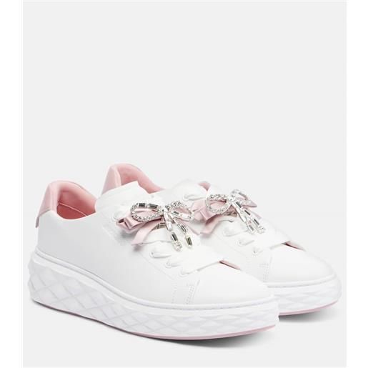 Jimmy Choo sneakers diamond light maxi in pelle