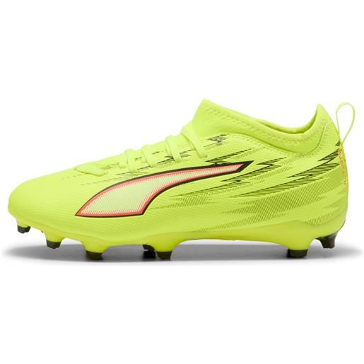 PUMA scarpe da calcio ultra 6 match fg/ag per ragazzi, scarpe, giallo, 29
