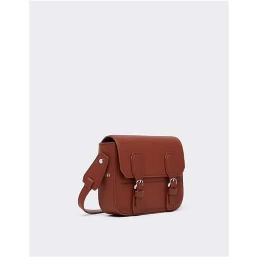 Ferrari messenger bag mini in pelle - male borse e accessori da viaggio cuoio os