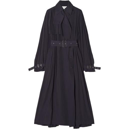 Lanvin trench con cintura - nero