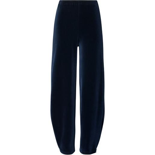 Tory Burch pantaloni sportivi in cotone - blu