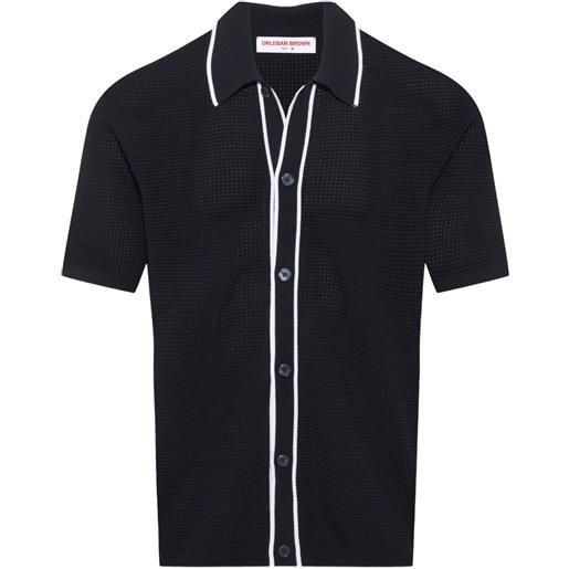 Orlebar Brown camicia roddy - blu