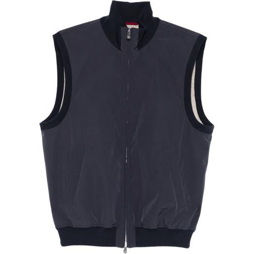 Brunello Cucinelli giacca con zip - blu