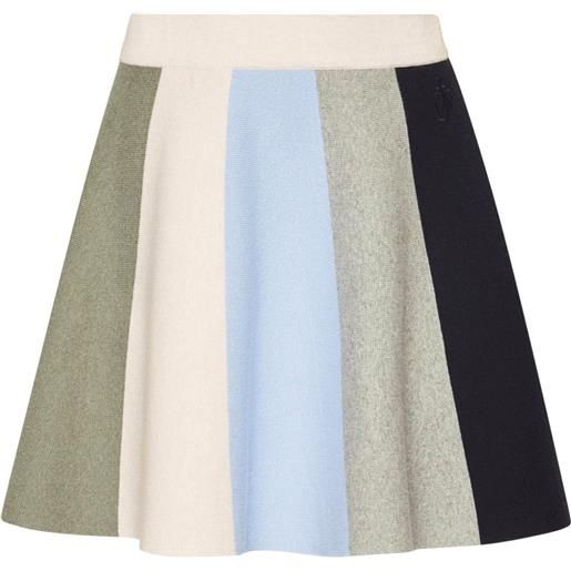 JW Anderson minigonna a righe - rosa
