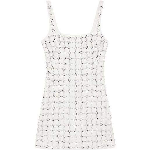 Simkhai abito ziva corto a fiori - bianco