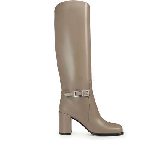 Sergio Rossi stivali sr nora 80mm - toni neutri