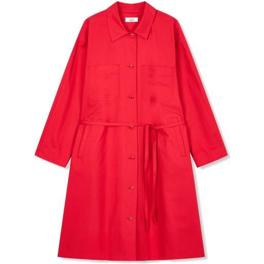 TOMBOY chemisier con cintura - rosso