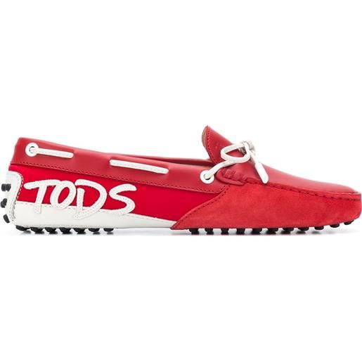 Tod's mocassini 'gommino' - rosso