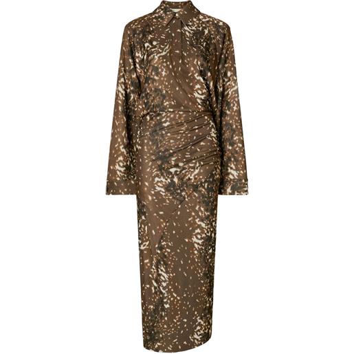 Tory Burch abito con stampa - marrone