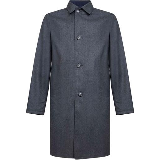 D4.0 cappotto reversibile - grigio