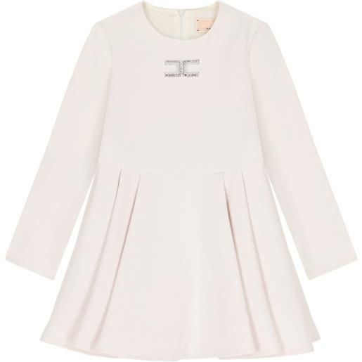 Elisabetta Franchi Kids abito con decorazione - toni neutri