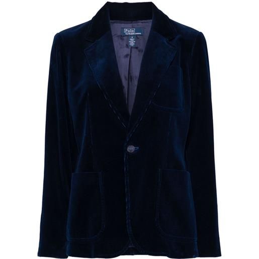 Polo Ralph Lauren blazer a coste - blu