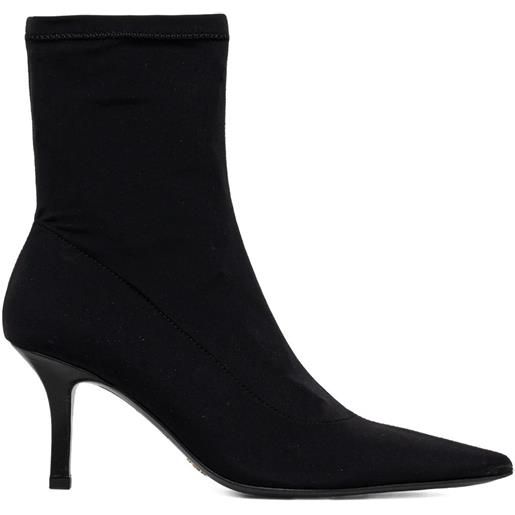 Patrizia Pepe stivaletti minimal shape 75mm - nero