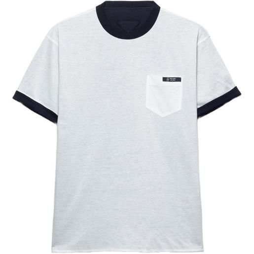 Prada t-shirt reversibile - bianco