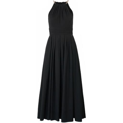 Carolina Herrera abito midi con catena - nero