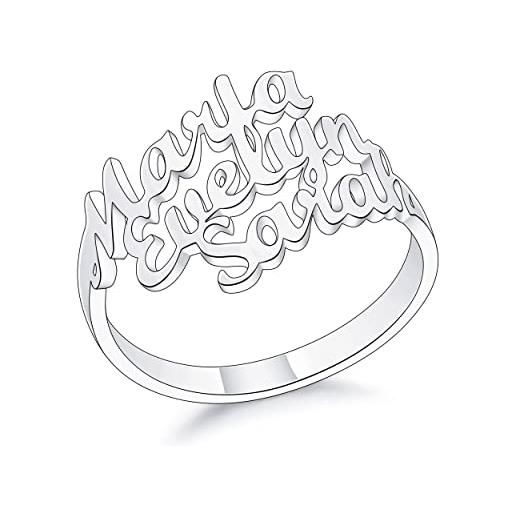 Springlight ✦ Regalo San Valentino Anelli Donna in argento sterling S925 Anello aperto colibrì Anello fiori e uccelli Gioielli regalo donna san valentino per lei