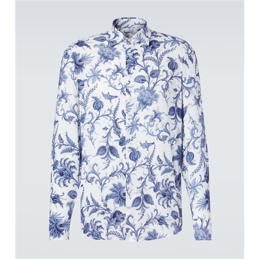 Etro camicia con stampa floreale