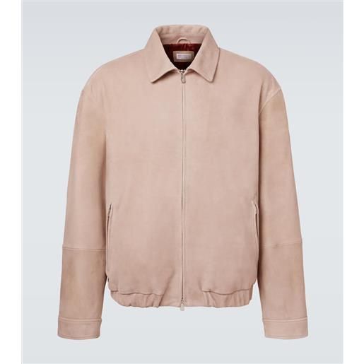 Brunello Cucinelli giacca blouson in suede