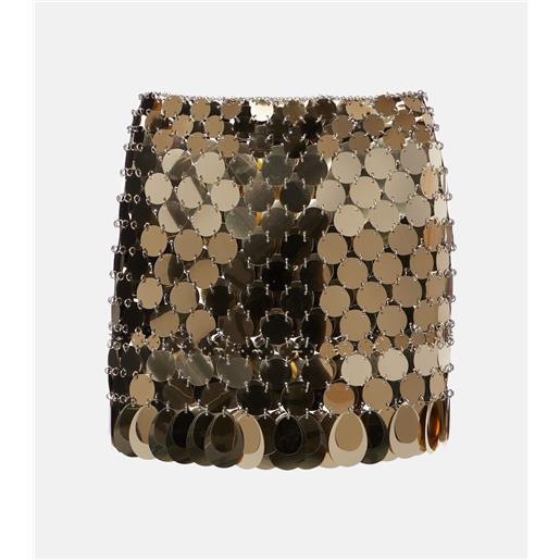 Rabanne minigonna con paillettes
