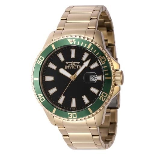 Invicta Orologio analogico al quarzo da uomo con cinturino in
