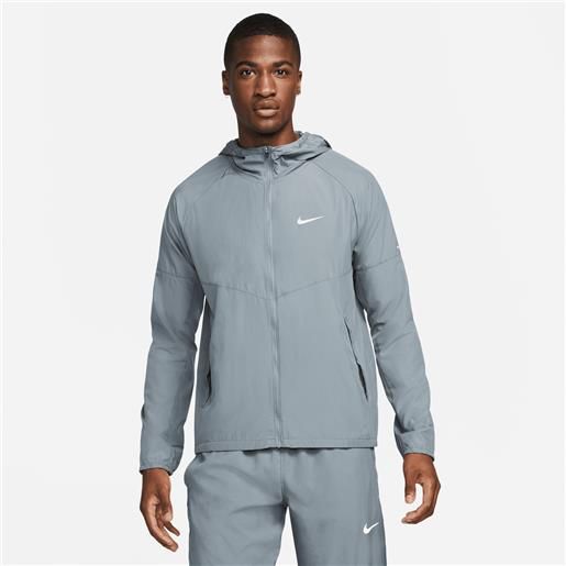 Nike giacca da running repel Nike miler - uomo - grigio