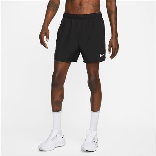Nike shorts da running dri-fit con slip foderati 13 cm Nike challenger - uomo - nero