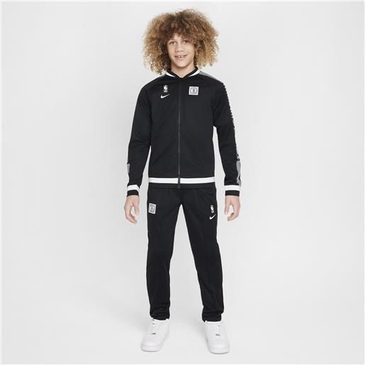 Nike tuta brooklyn nets starting 5 courtside Nike dri-fit nba - ragazzo/a - nero