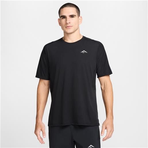 Nike maglia da running a manica corta dri-fit adv Nike solar chase - uomo - nero