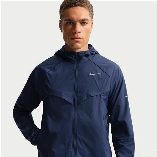 Nike giacca da running repel uv Nike stride - uomo - blu