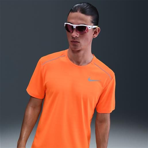 Nike maglia da running a manica corta Nike miler - uomo - arancione