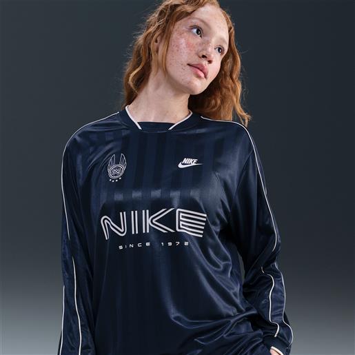 Nike top Nike a manica lunga - donna - blu