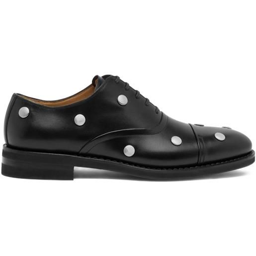Bally derby scribe un con borchie - nero