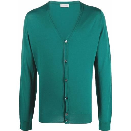 John Smedley cardigan petworth - verde