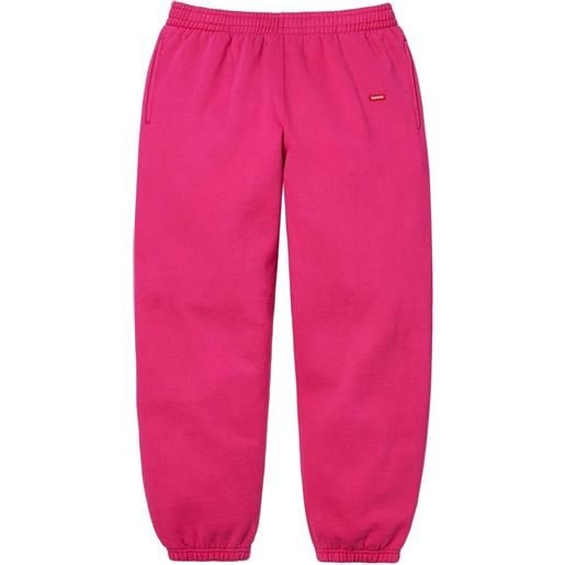 Supreme pantaloni sportivi small box - rosa