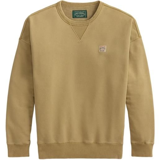 Polo Ralph Lauren felpa girocollo a maniche lunghe - marrone