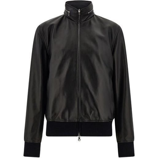 Ferragamo giacca reversibile - nero
