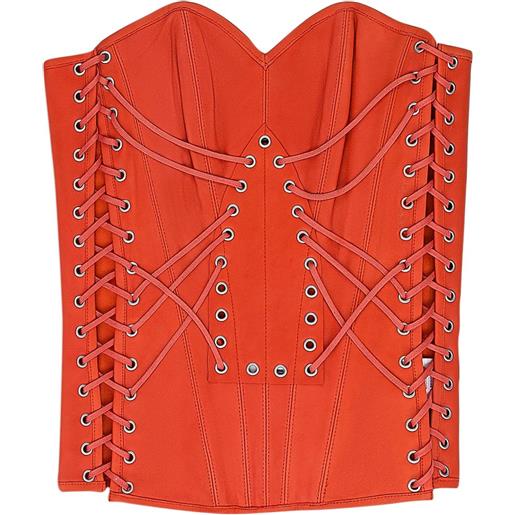 Who Decides War corsetto window lungo - arancione