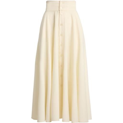 Ralph Lauren Collection gonna svasata midi - toni neutri