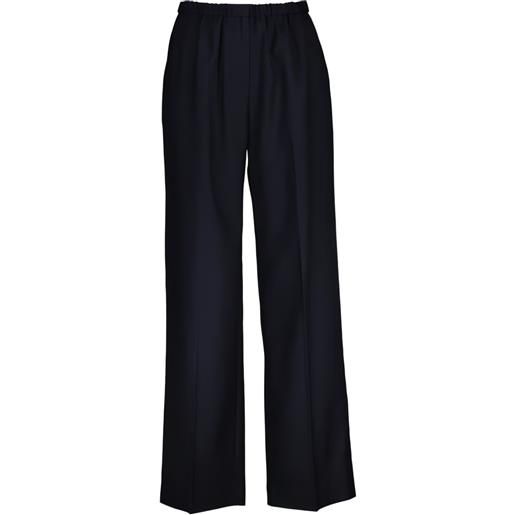 Gant pantaloni con vita elasticizzata - blu